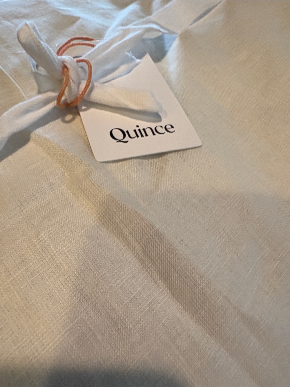 Quince European Luxe Linen Blackout Flax
curtain panel 96x96 one panel) - Picture 4 of 4